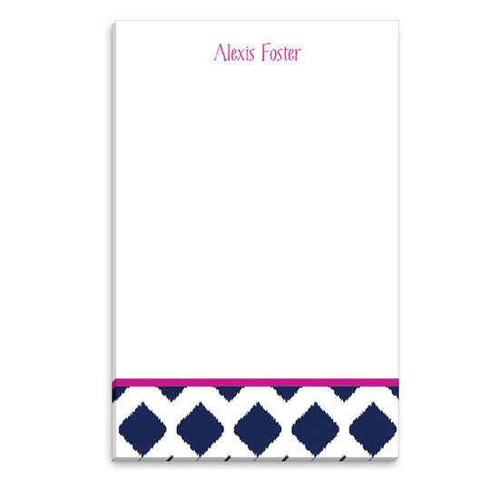 Navy Ikat Notepads